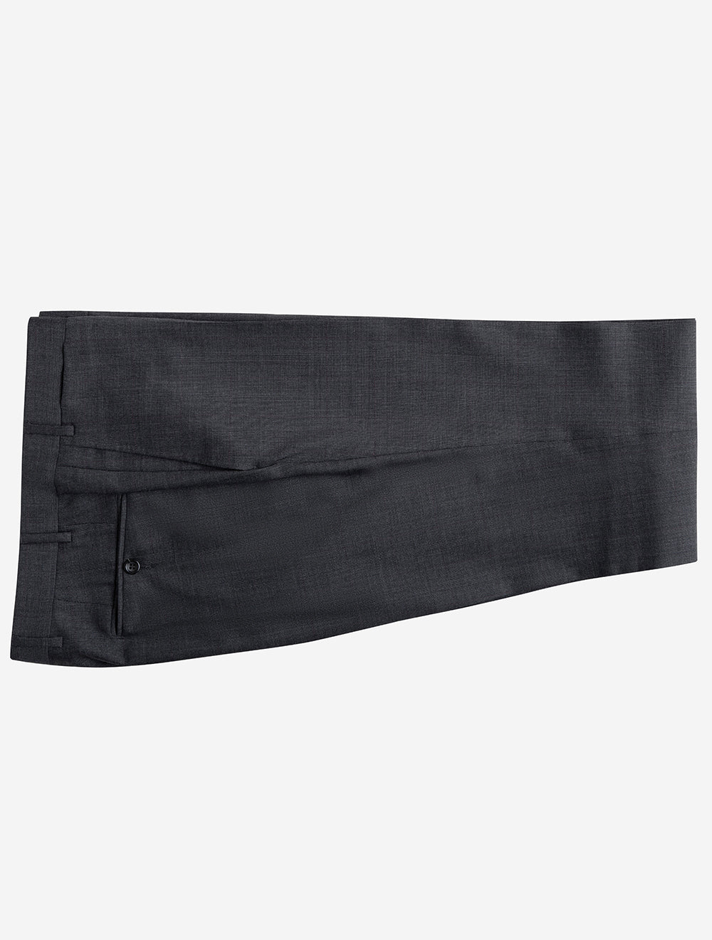 Plaid Check Suit Dark Grey
