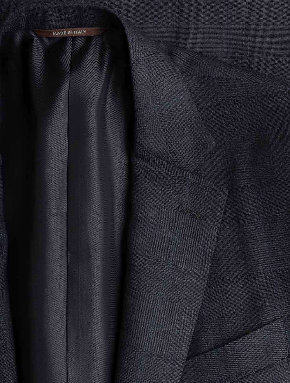 Self Check Suit Grey