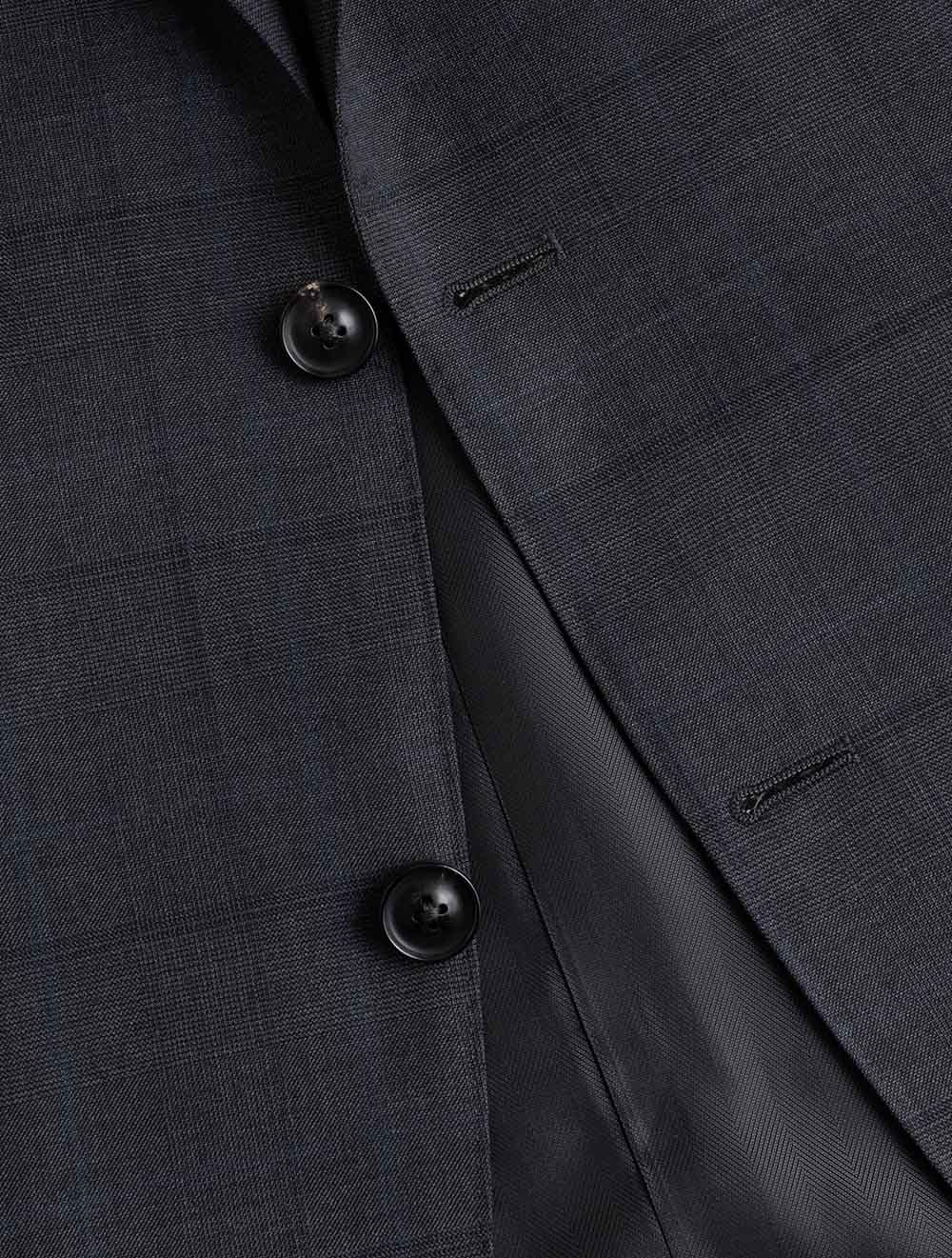 Self Check Suit Grey
