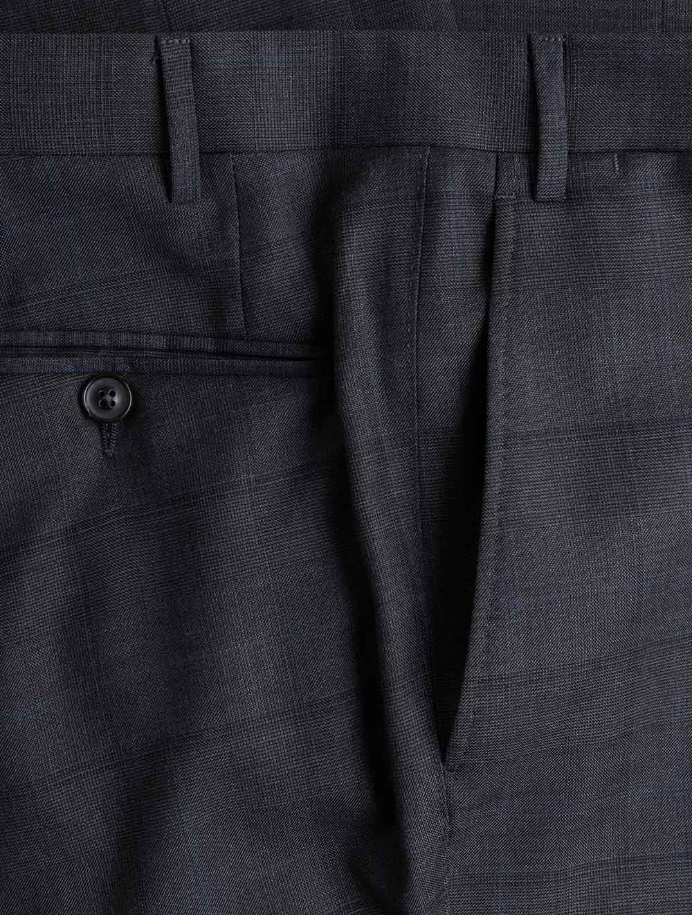 Self Check Suit Grey