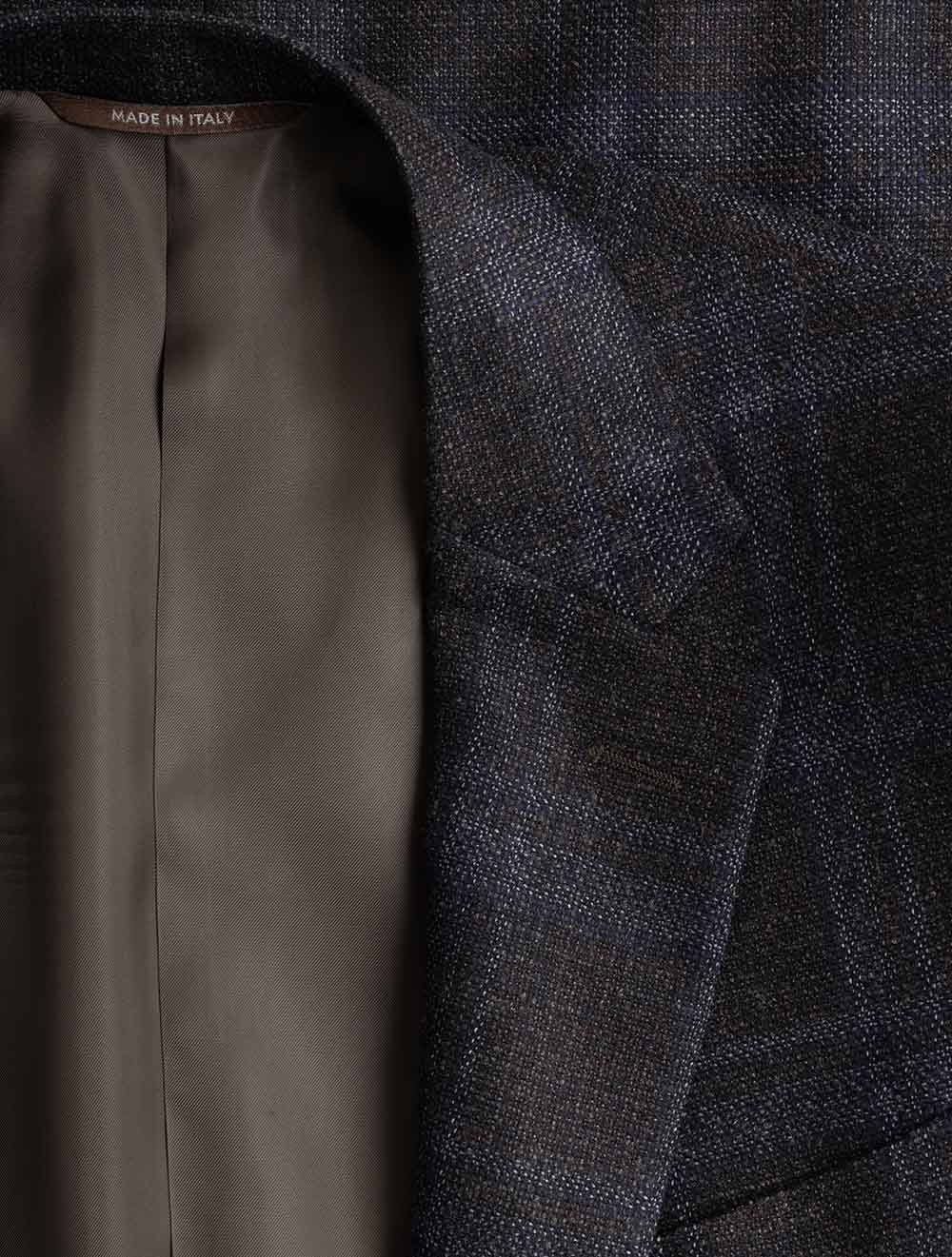 Check Jacket Brown
