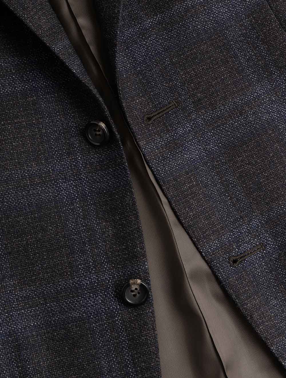 Check Jacket Brown