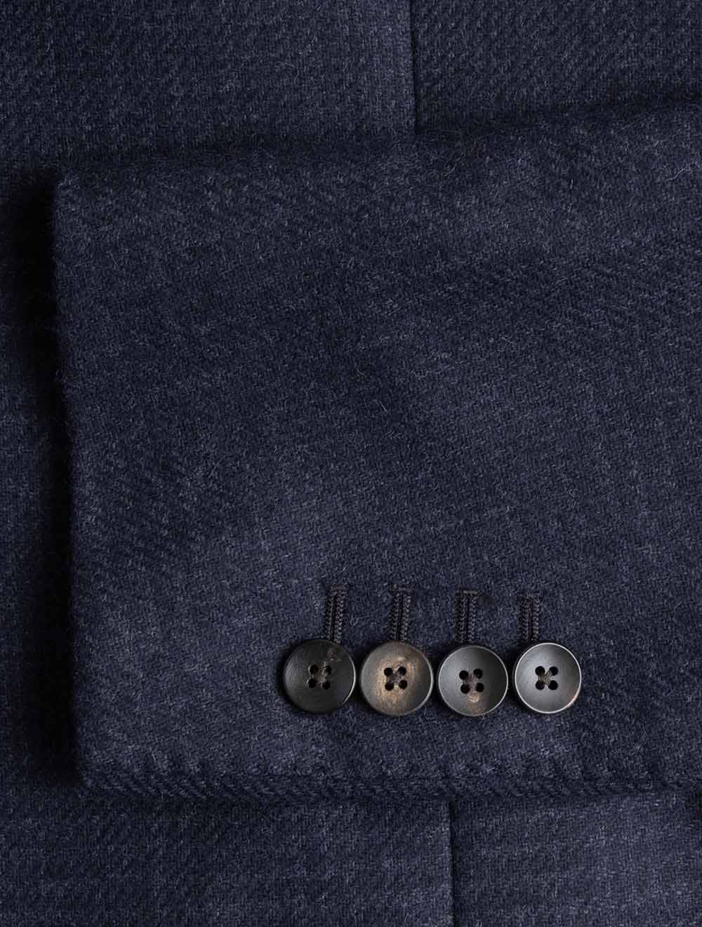 Plaid Check Sports Jacket Navy