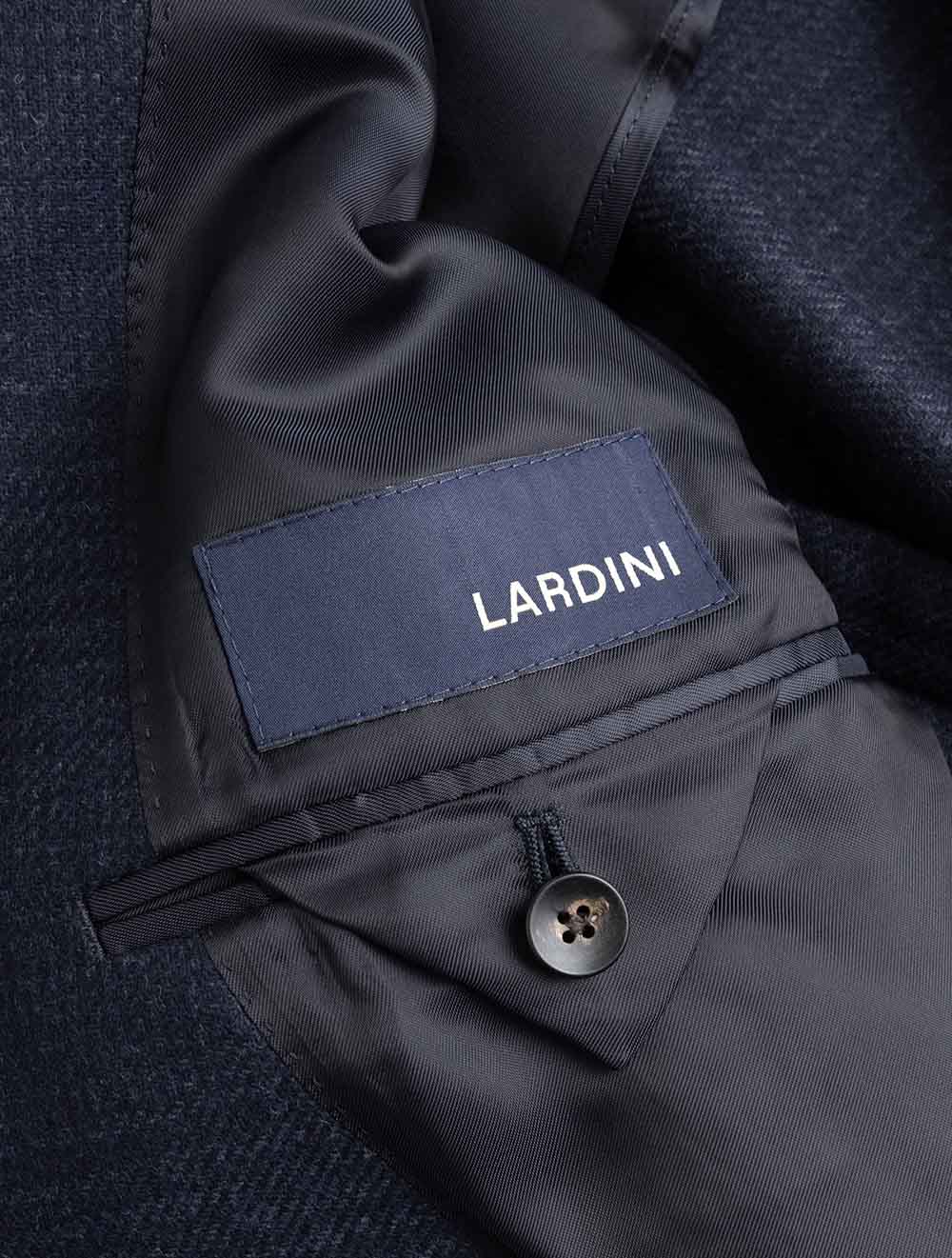 Plaid Check Sports Jacket Navy