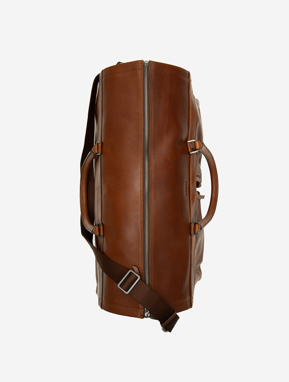 Orlando Leather Weekend Bag Midbrown