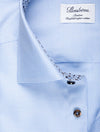 Slim Puppytooth With Inlay Shirt Blue