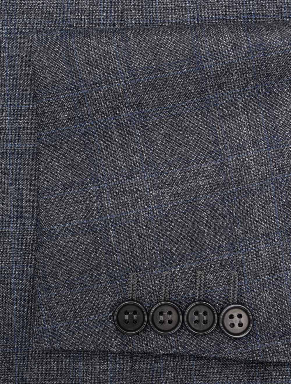 Check Suit Charcoal