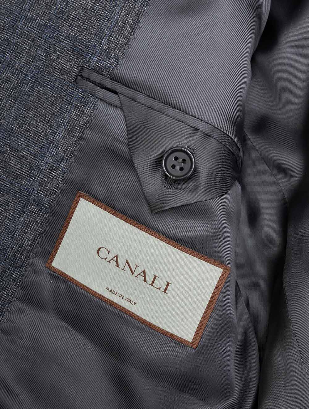 Check Suit Charcoal