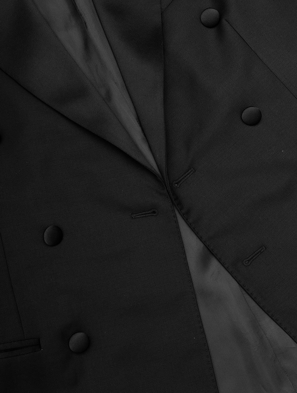 Dress Suit Double Breasted Black