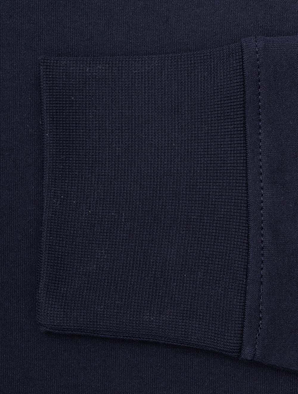 Interlock Half Zip Sweatshirt Evening Blue