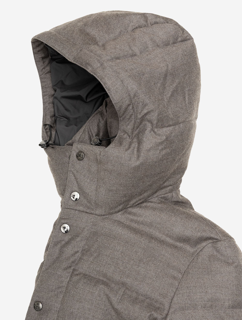 Montecore Rain System® Hooded Coat Taupe | Men's Designer