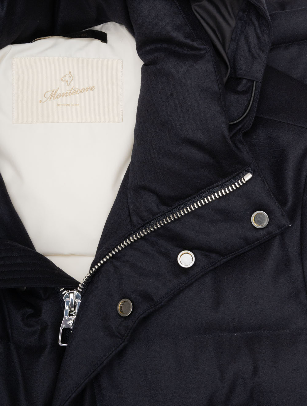 Loro Piana Storm System Hooded Coat Navy