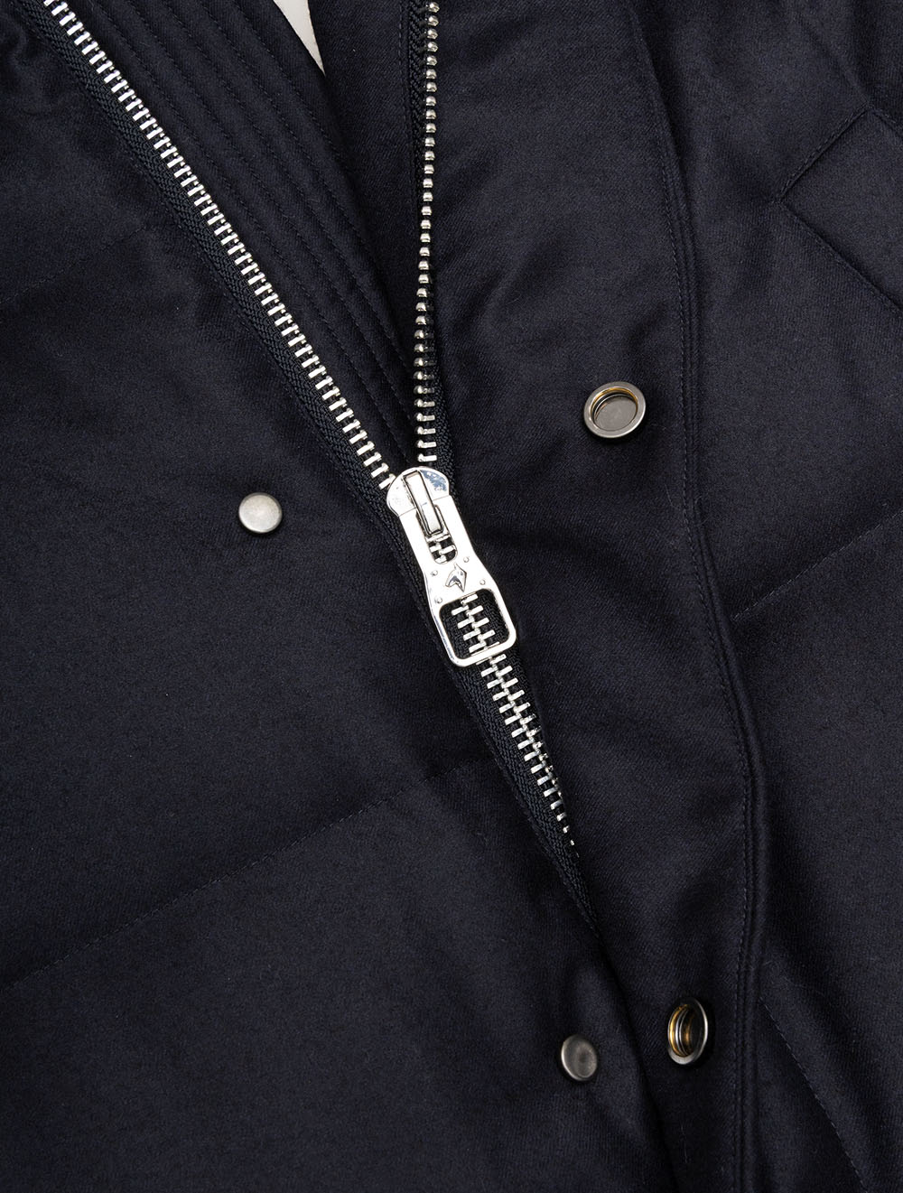 Loro Piana Storm System Hooded Coat Navy