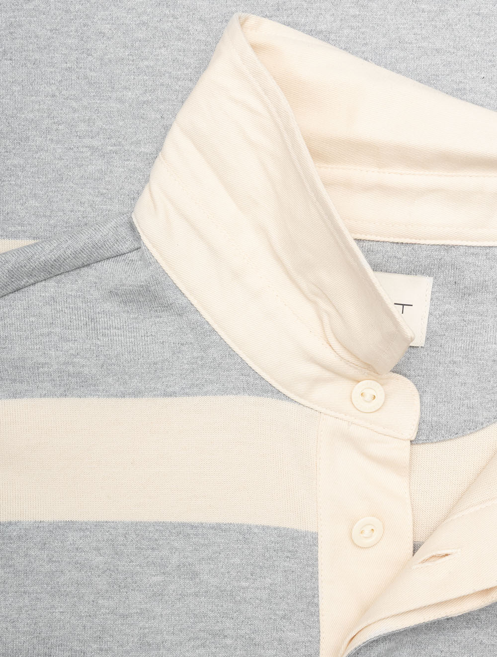 Striped Rugger Grey Melange