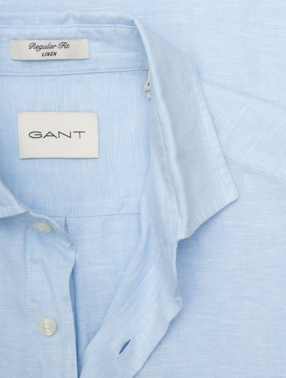 Regular Linen Shirt Sky Blue