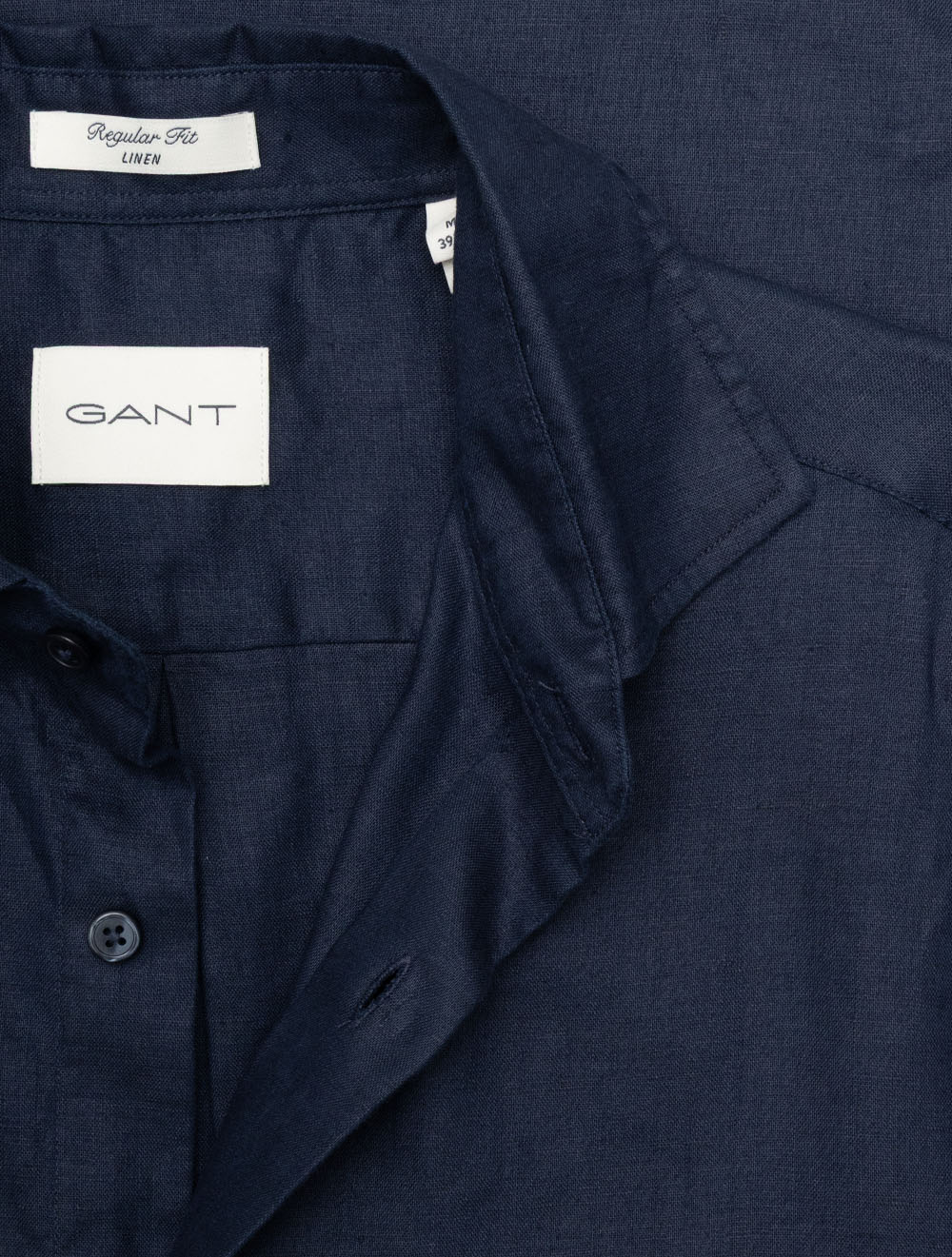 Regular Linen Shirt Evening Blue