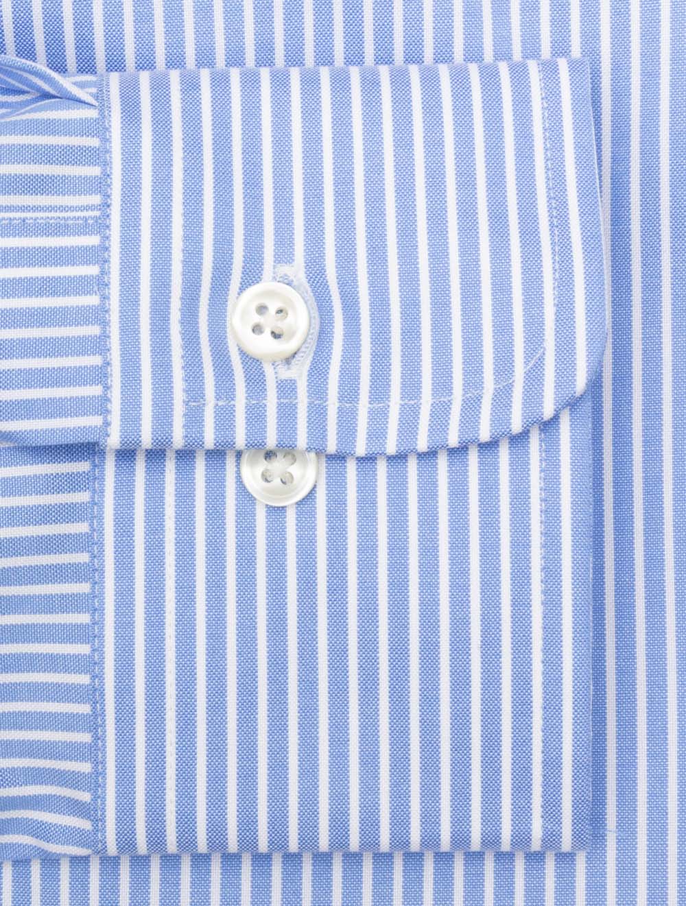 Striped Oxford Shirt Blue
