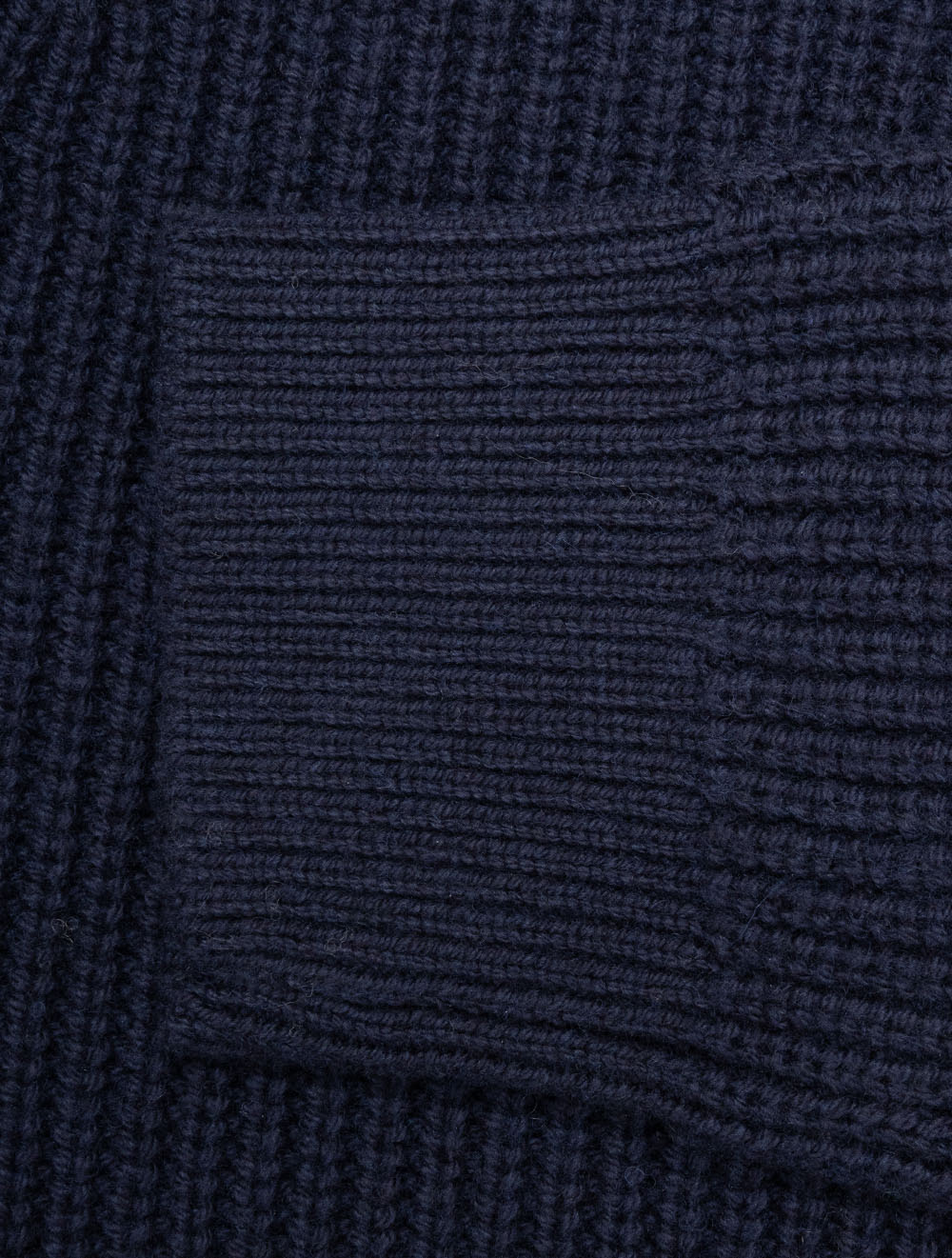 Wool Blend Shawl Collar Cardigan Evening Blue