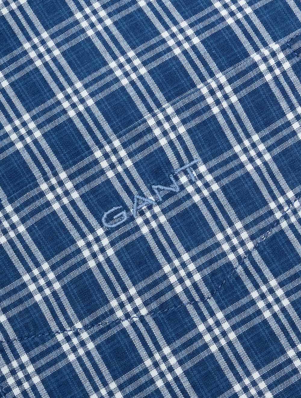 Regular Indigo Check Shirt Indigo