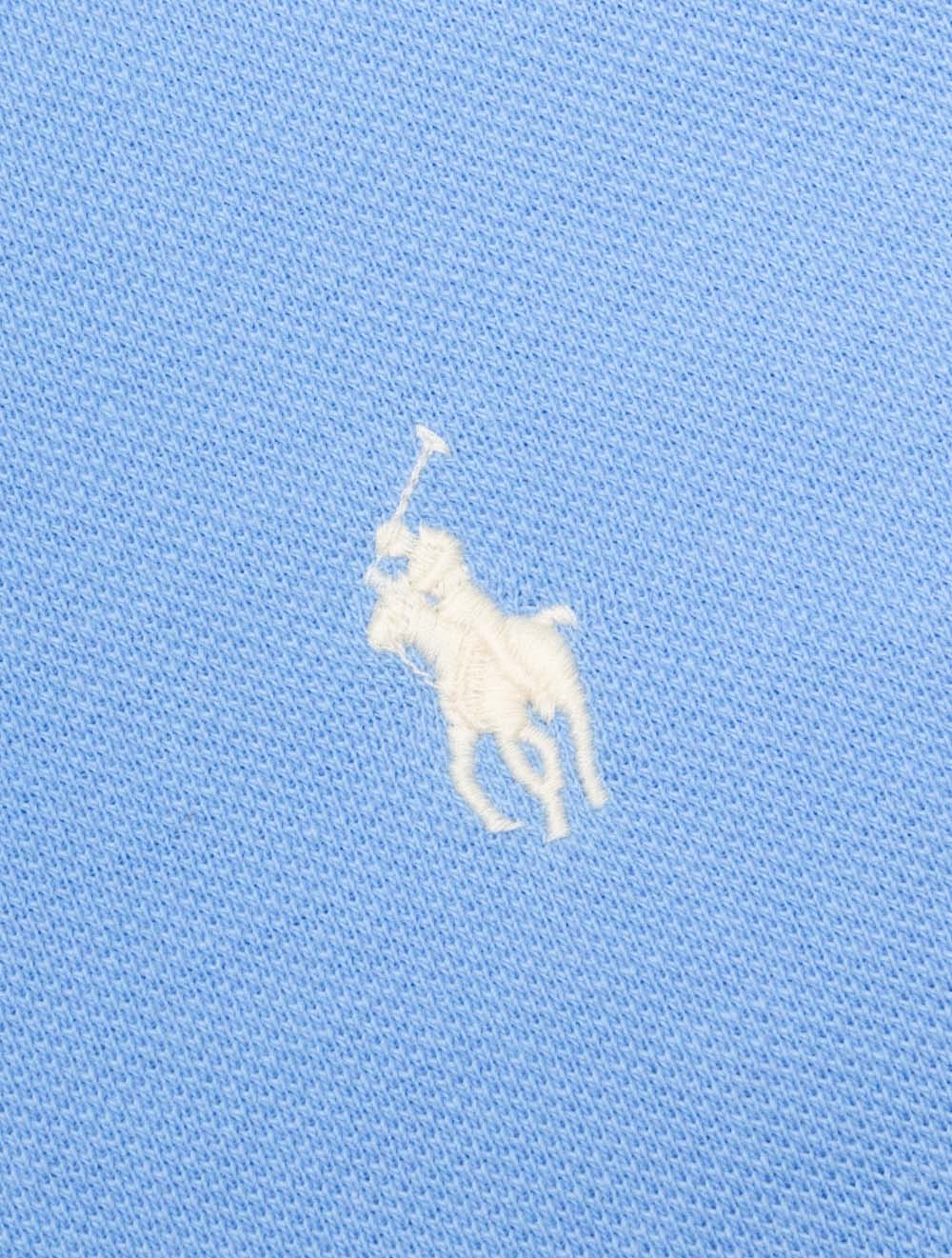Custom Slim Fit Polo Shirt Blue