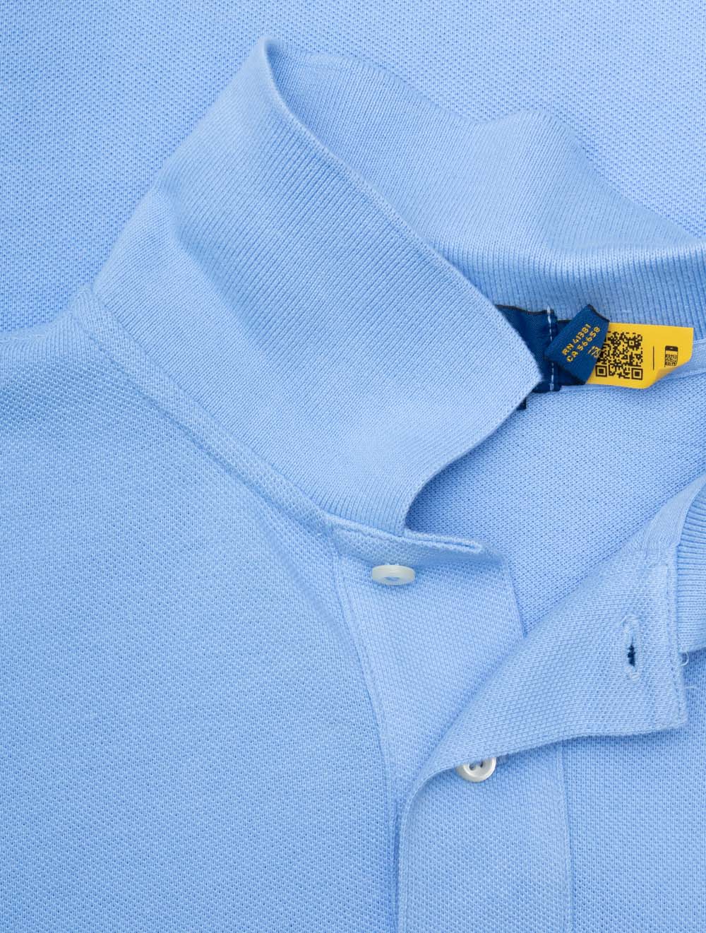 Custom Slim Fit Polo Shirt Blue