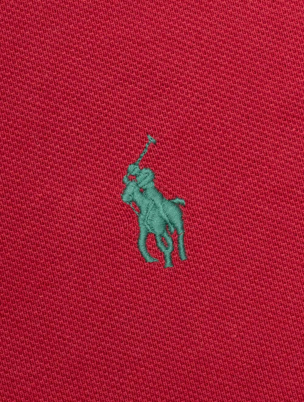 Custom Slim Fit Polo Shirt Red