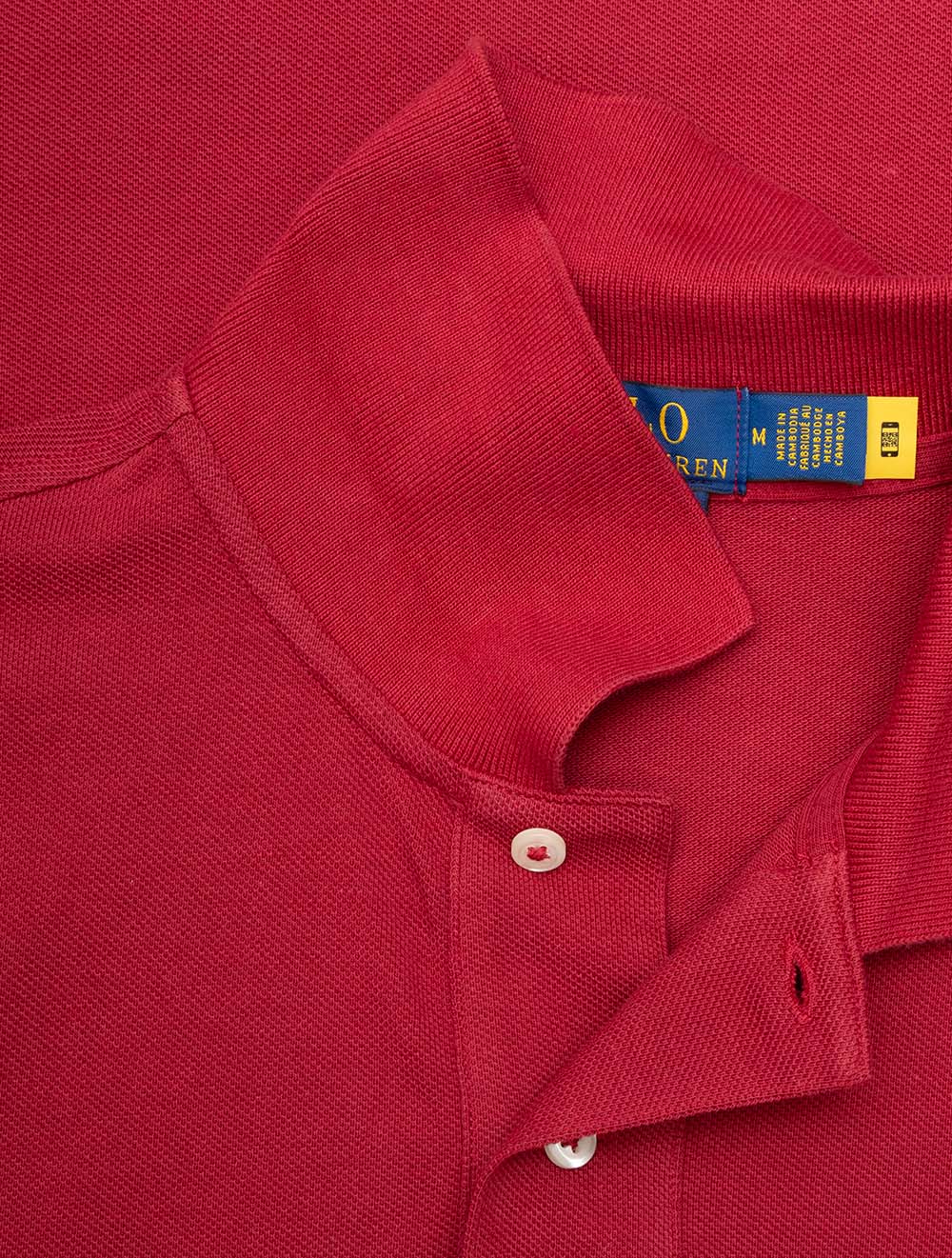Custom Slim Fit Polo Shirt Red