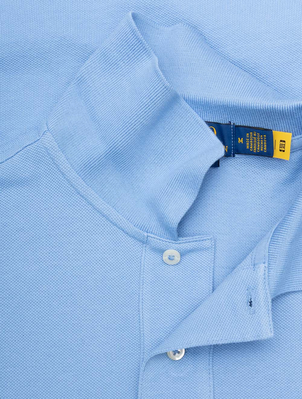 Custom Slim Fit Polo Shirt Insignia Blue