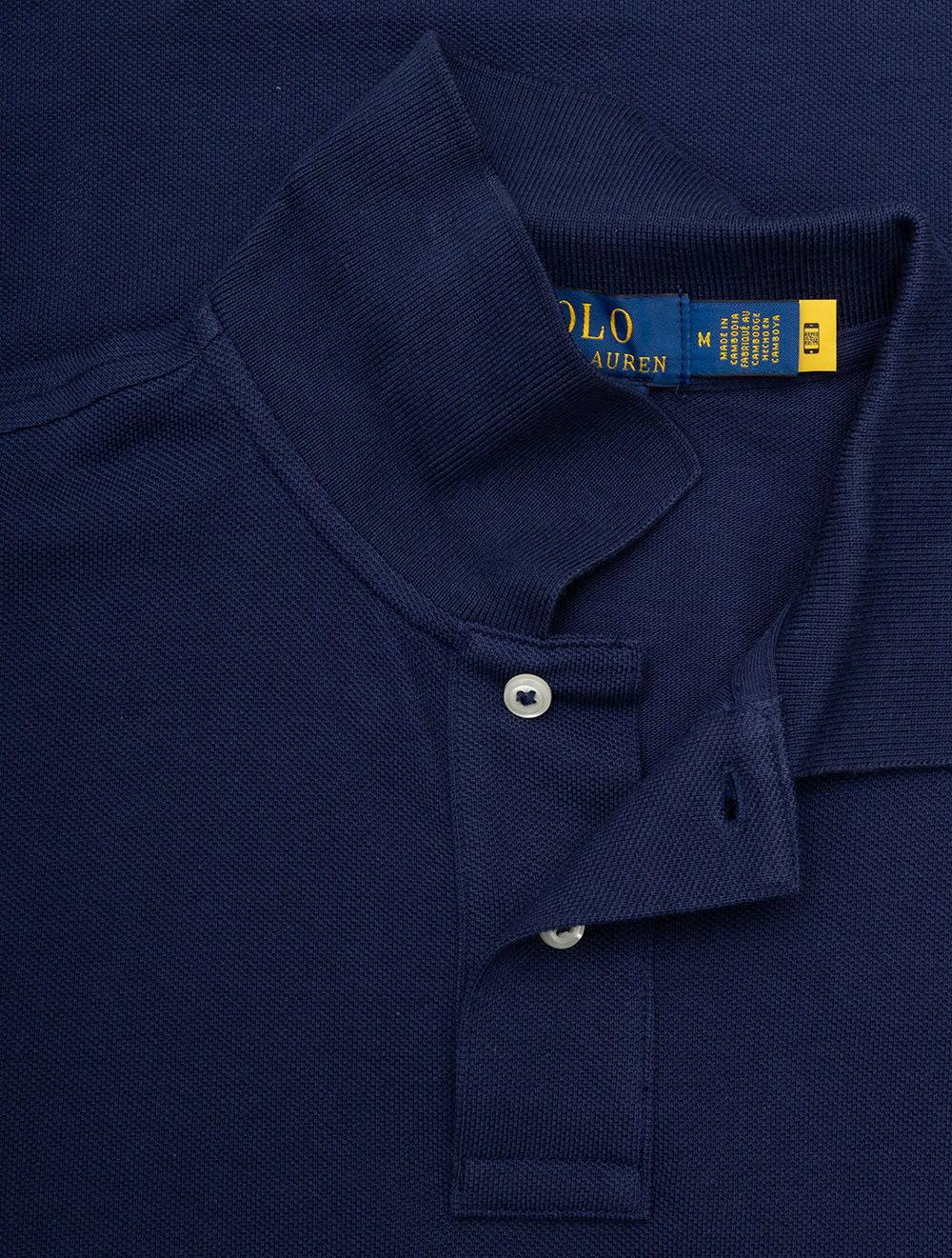 Custom Slim Fit Polo Shirt Navy