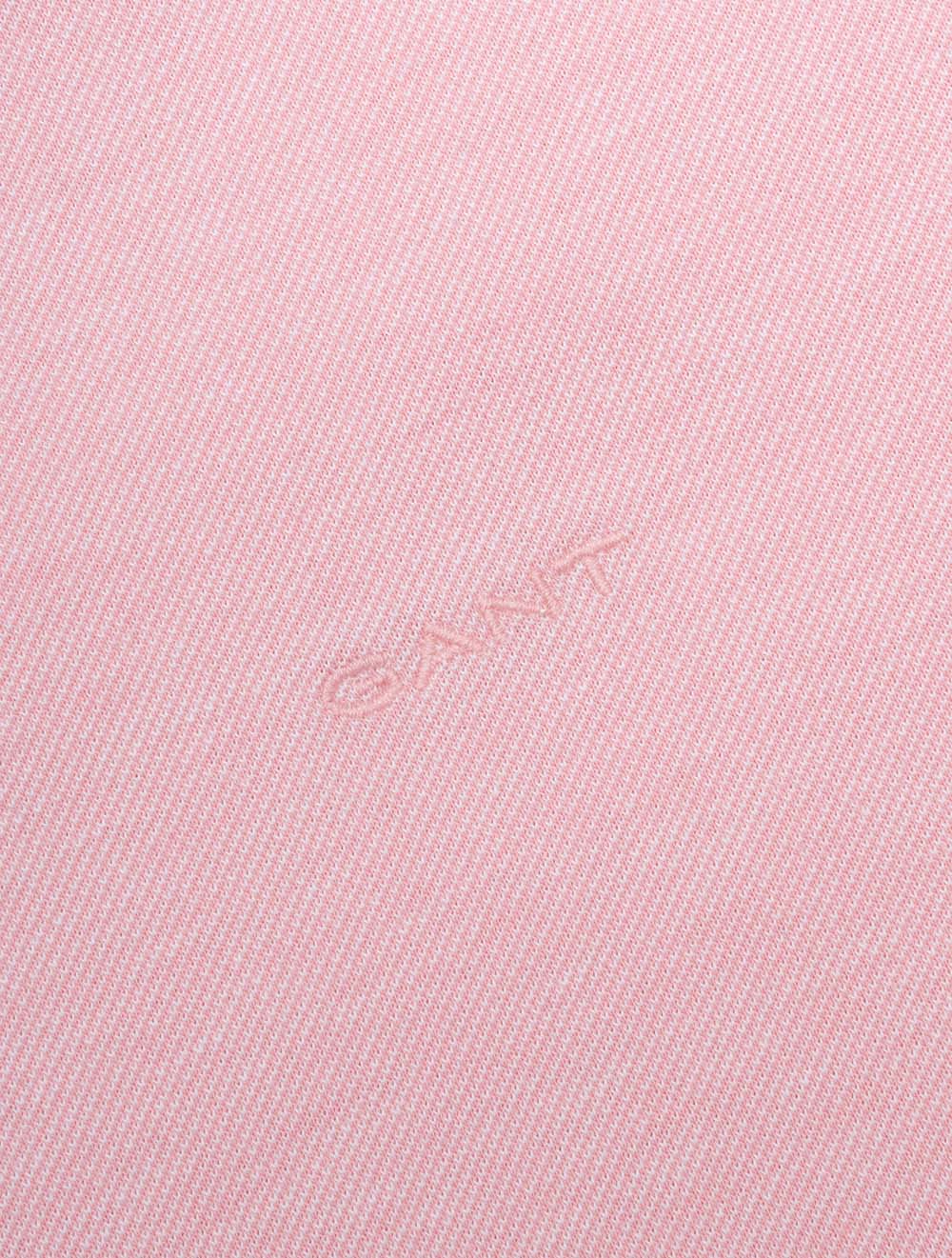 Two-Tone Short Sleeve Polo Washed Pink