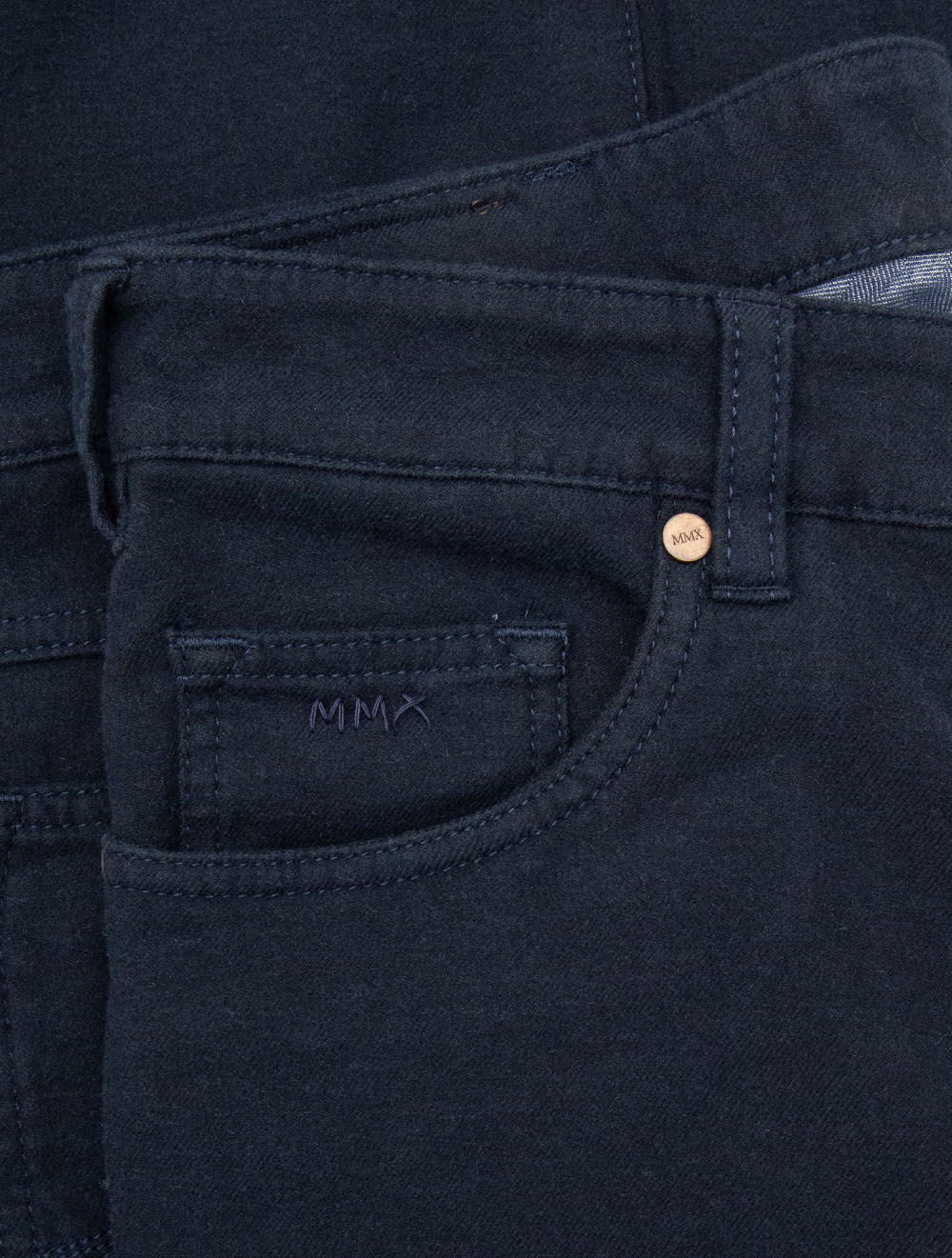 Pantalon chino Falco 5 poches bleu marine