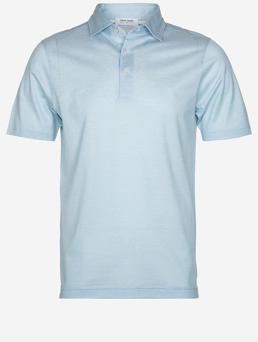 3 Button Polo Shirt Aqua