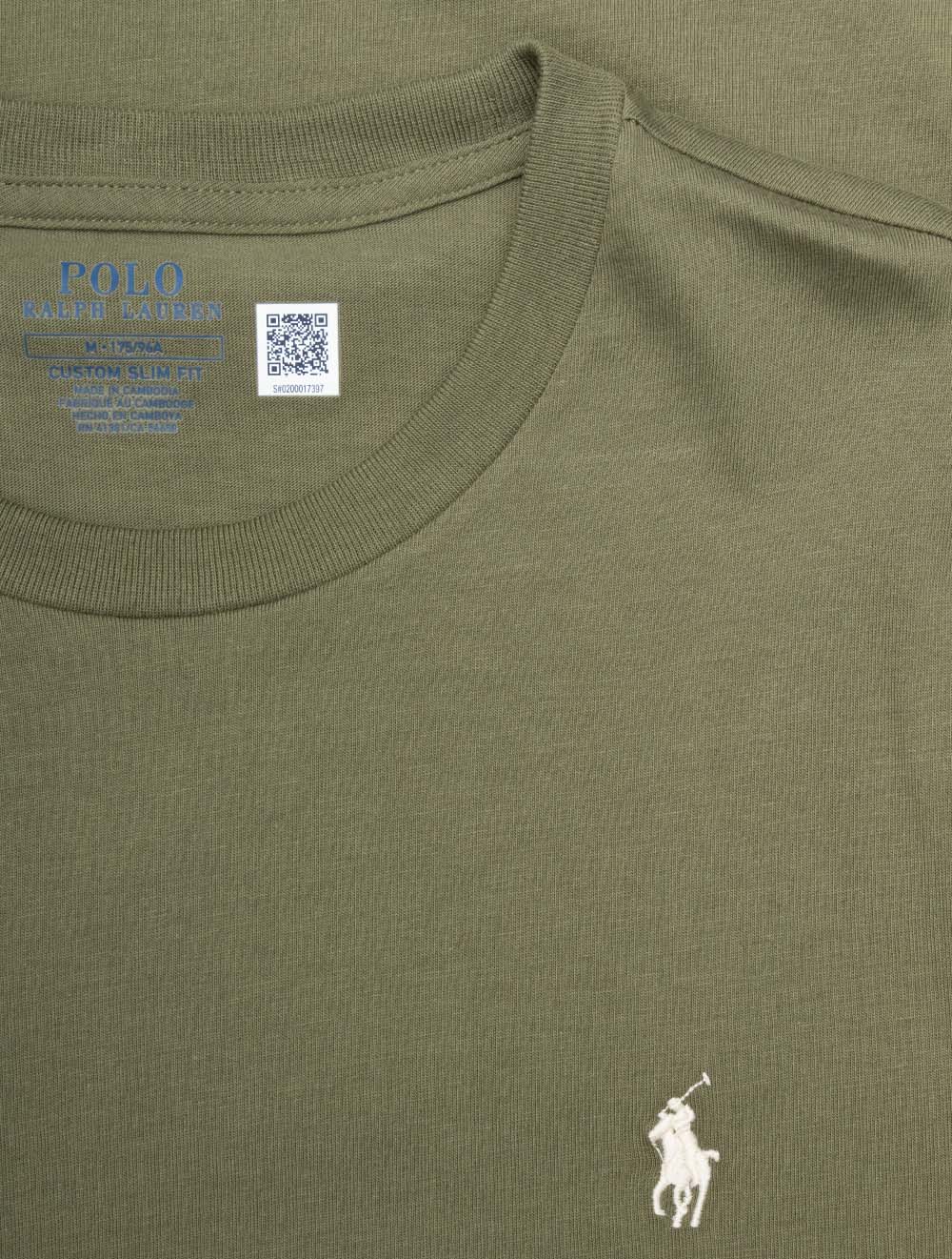 Slim Fit Crewneck T-Shirt Green