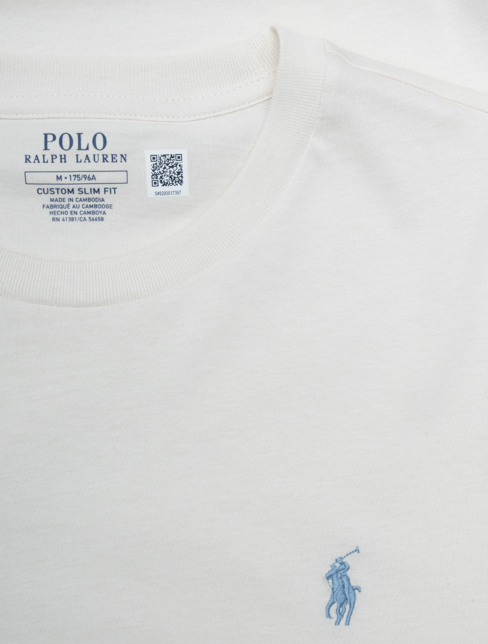 Slim Fit Crewneck T-Shirt Cream