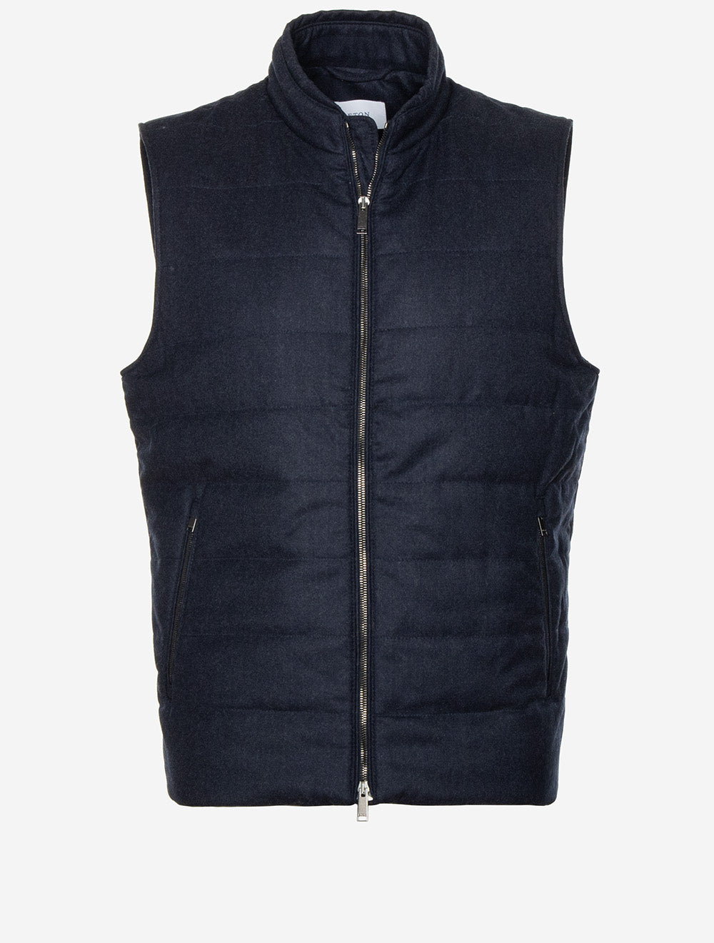 Wool Padded Gilet Navy