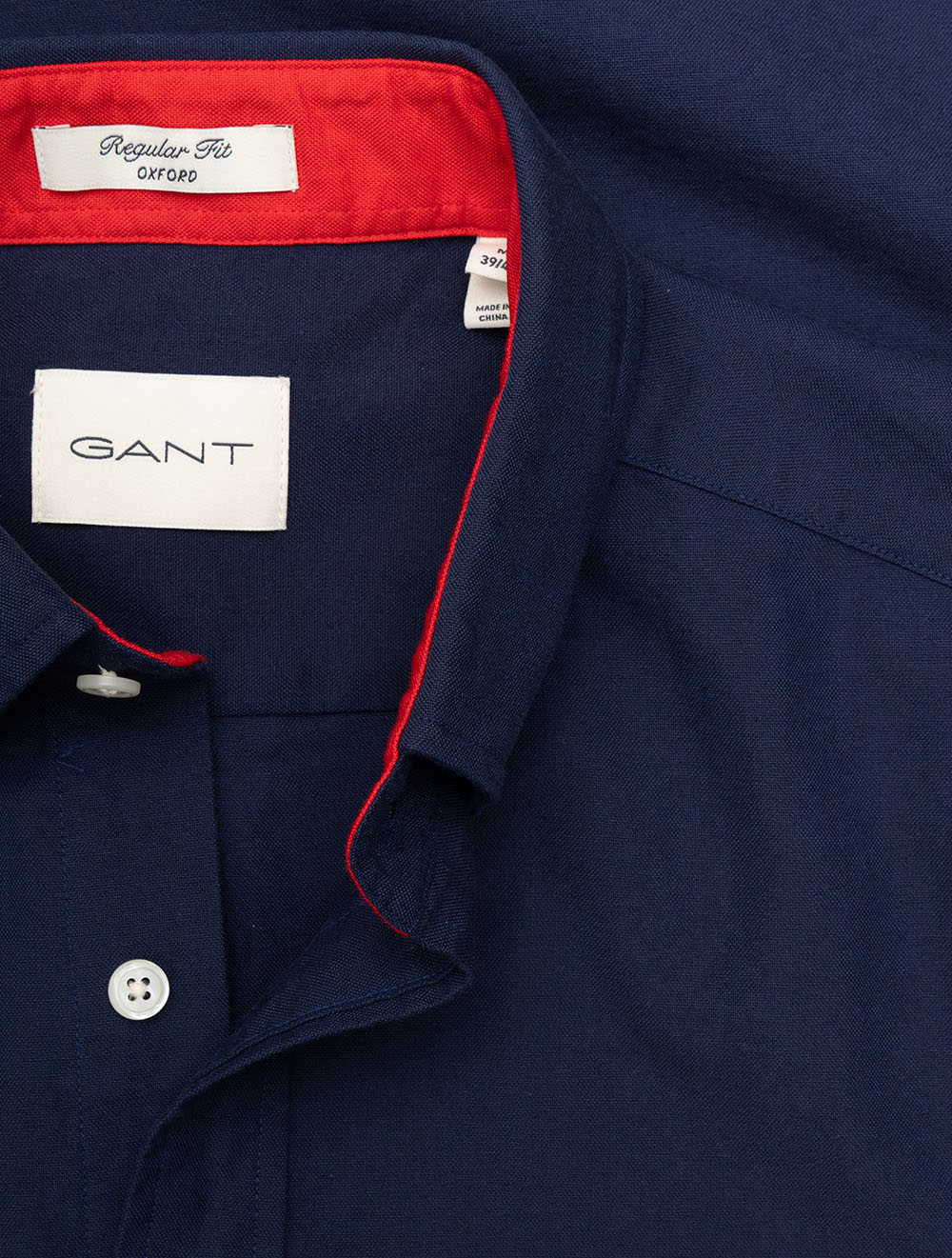 Regular Fit Beefy Oxford Shirt Evening Blue