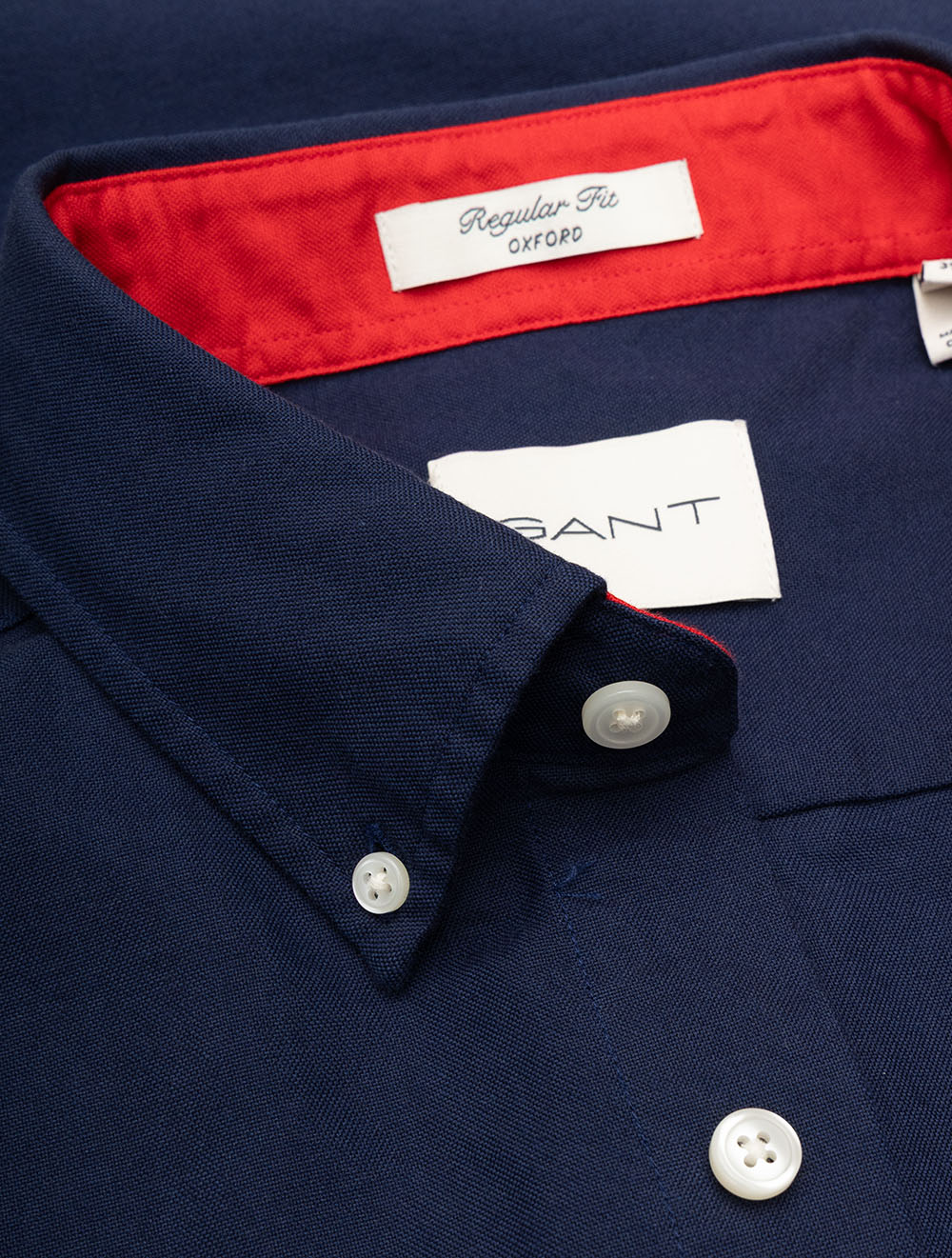 Regular Fit Beefy Oxford Shirt Evening Blue