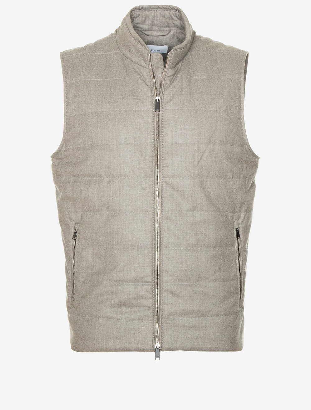 Wool Padded Gilet Grey