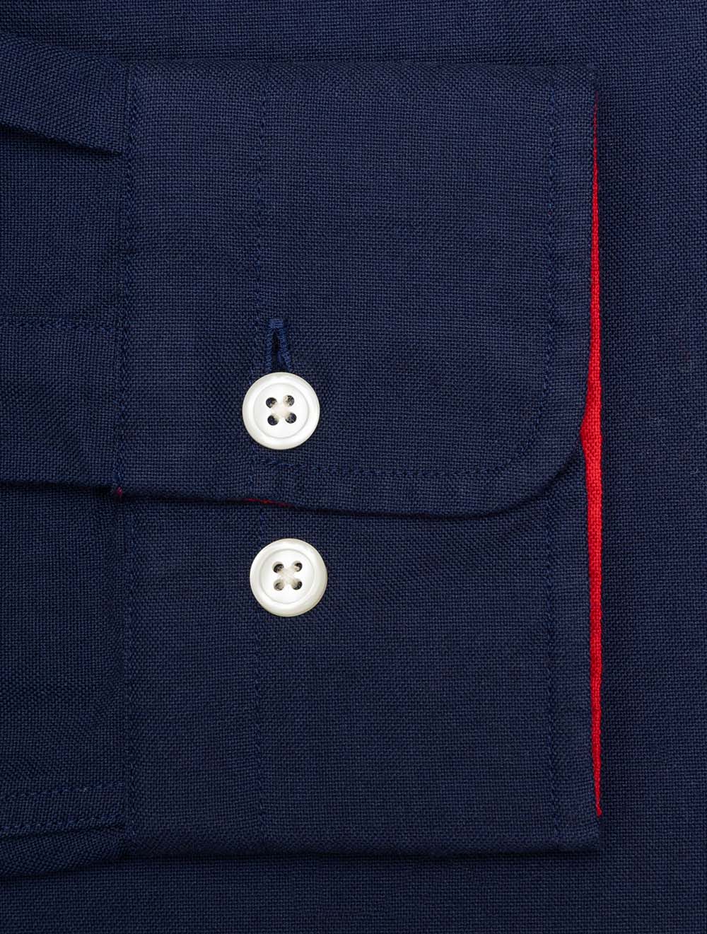 Regular Fit Beefy Oxford Shirt Evening Blue