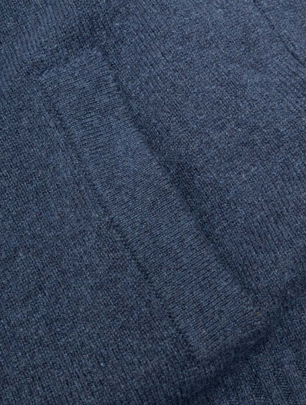 Premium Button-Up Cardigan Blue