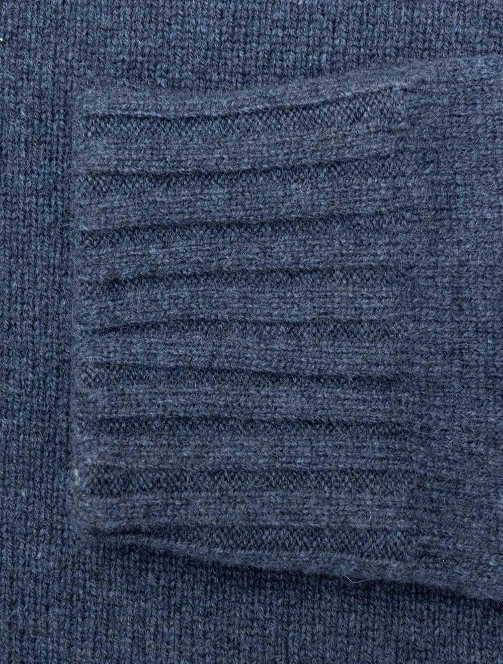 Premium Button-Up Cardigan Blue