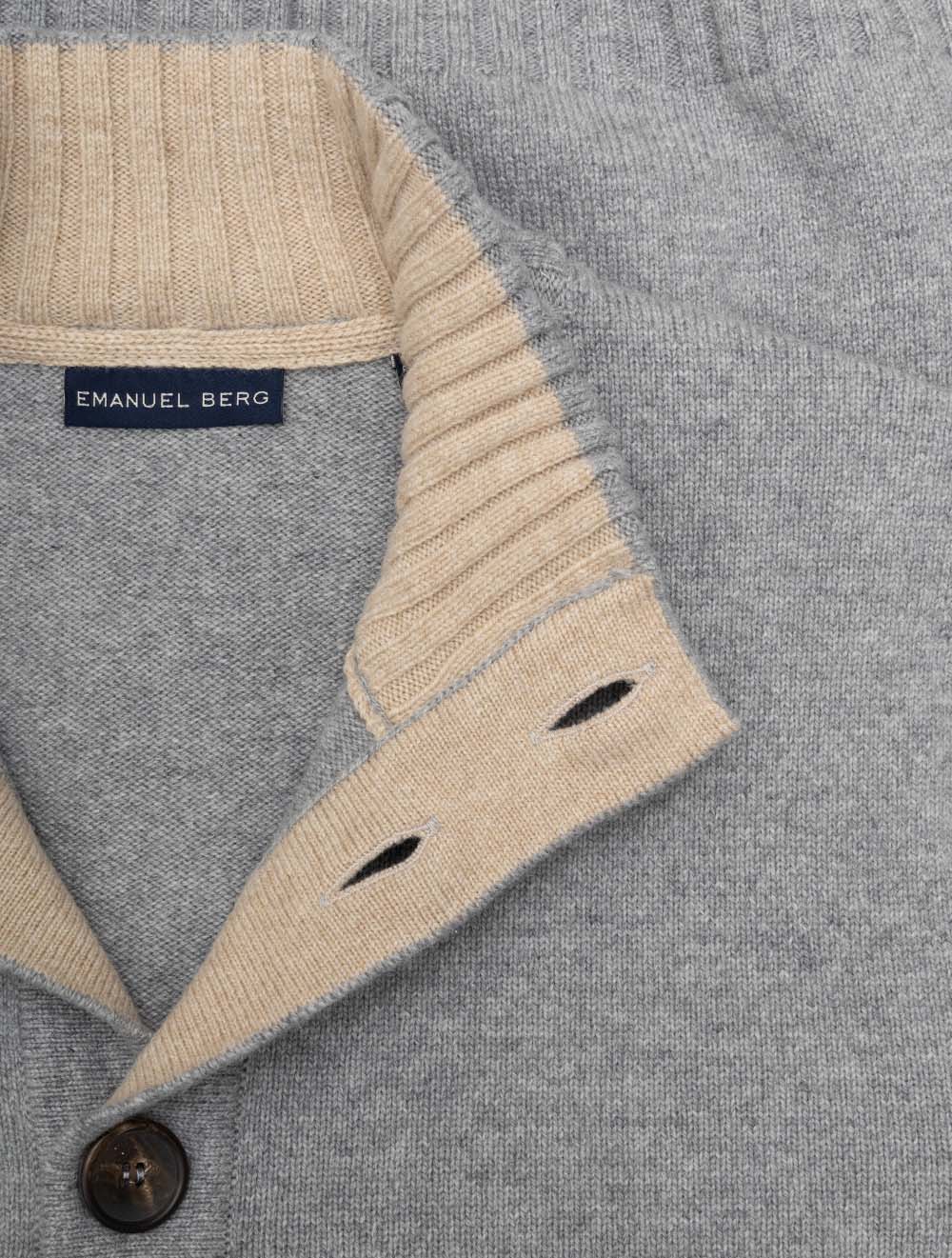 Premium Button-Up Cardigan Grey