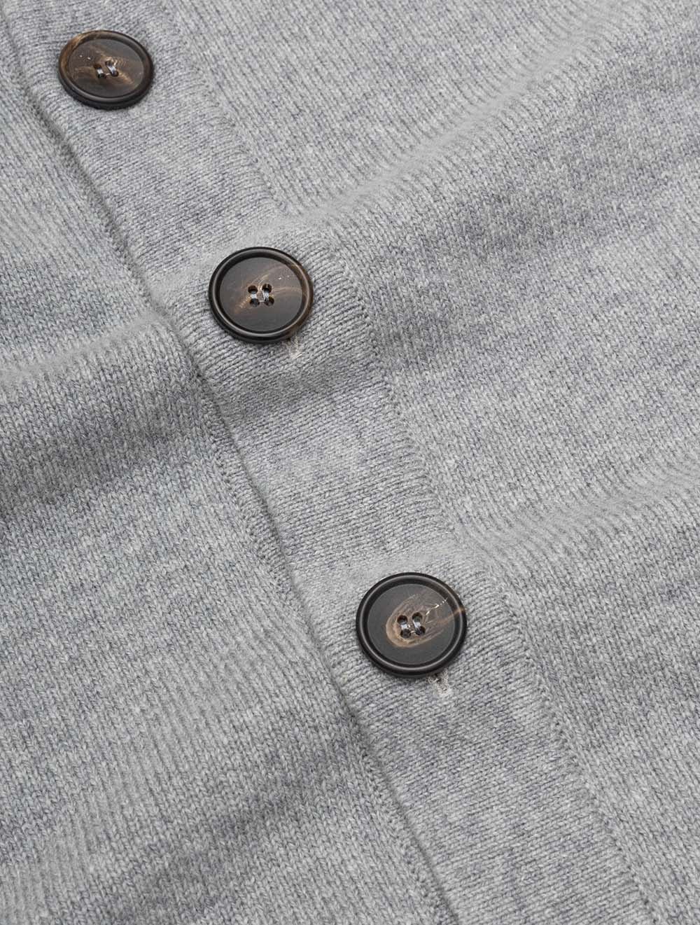 Premium Button-Up Cardigan Grey