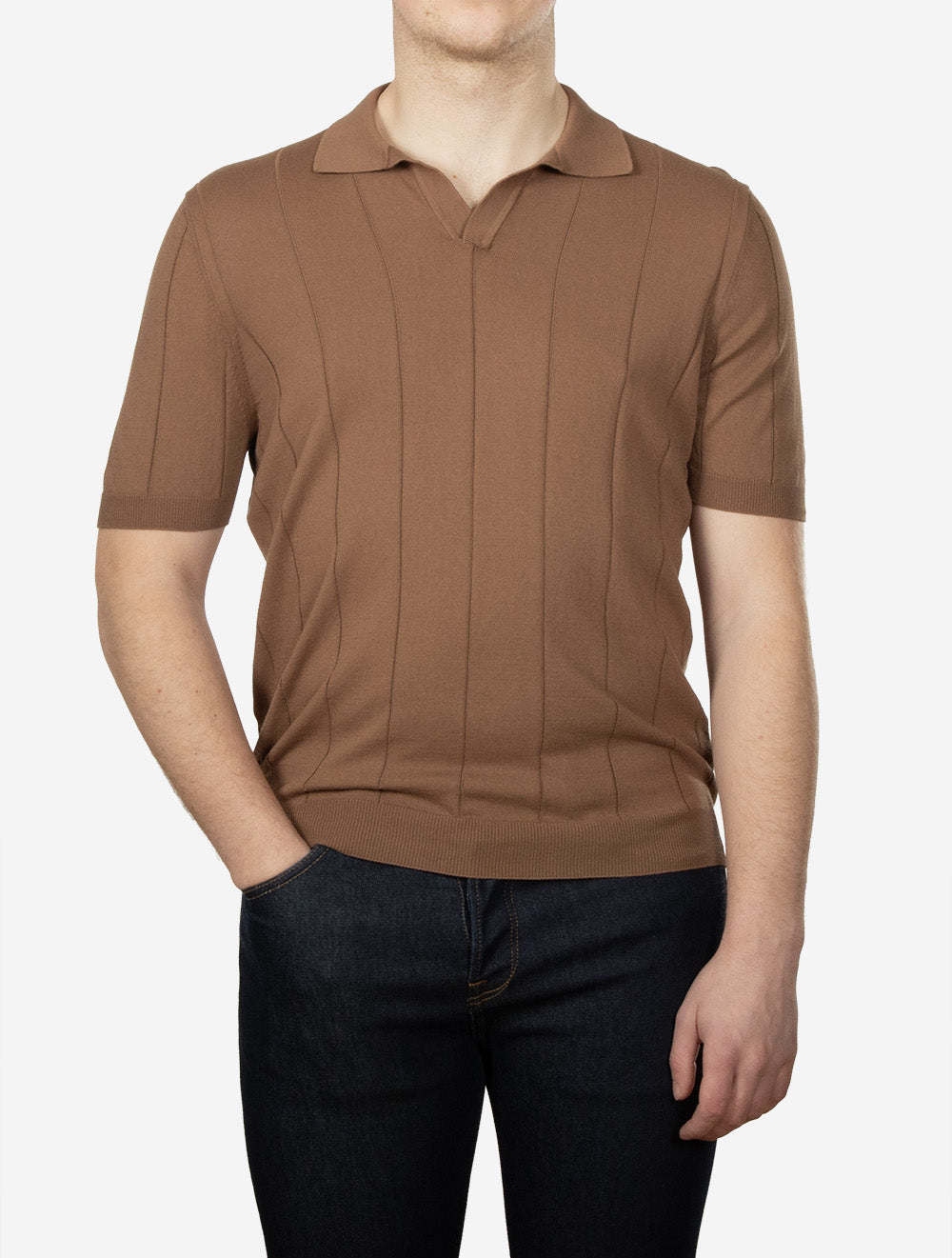 Skipper Tennis Polo Tan