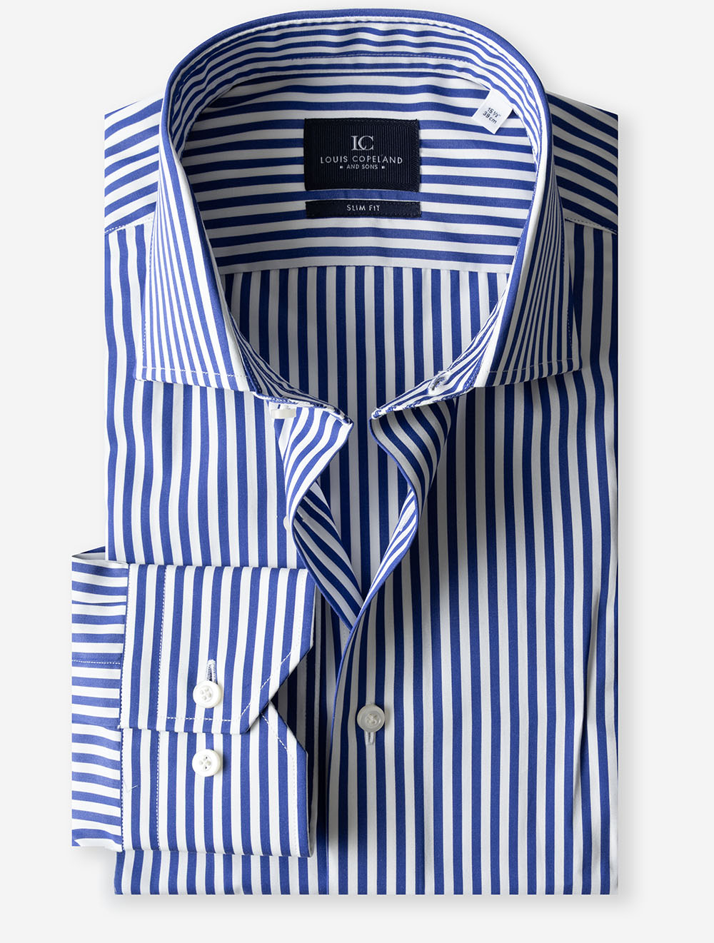 Slim Barstripe Shirt Blue