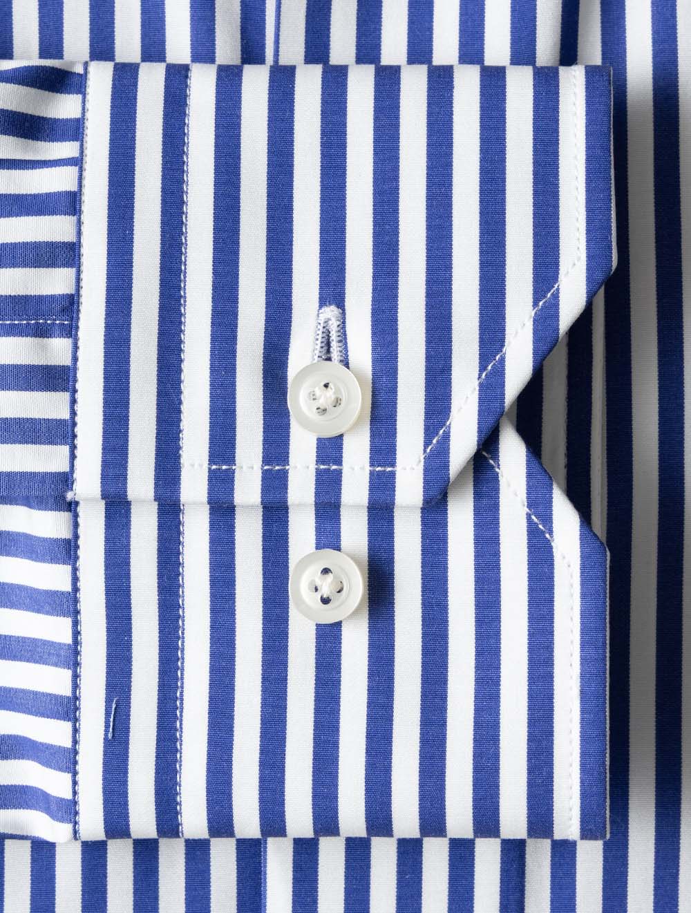 Slim Barstripe Shirt Blue