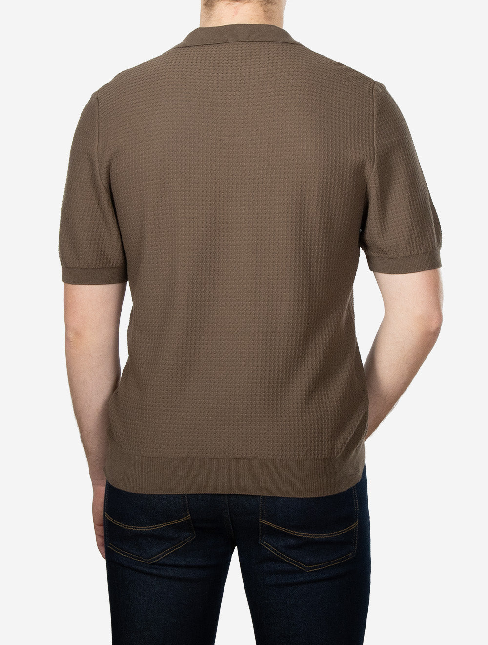 Riviera Short Sleeve Polo Brown