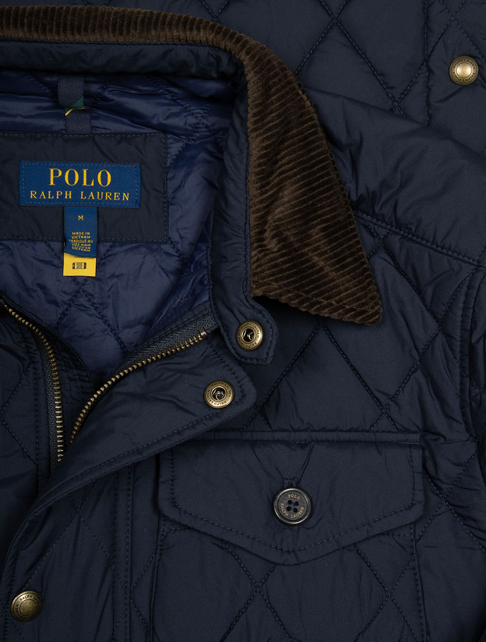 The Beaton Quilted Jacket Navy