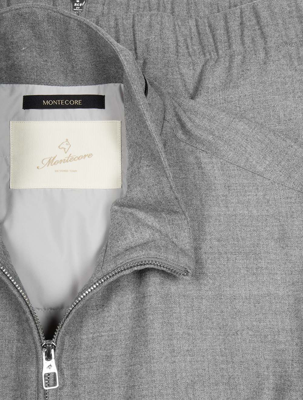 Short Wool Blouson Grey
