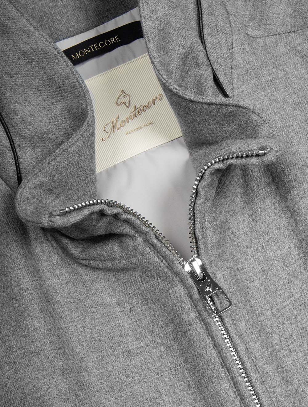 Short Wool Blouson Grey
